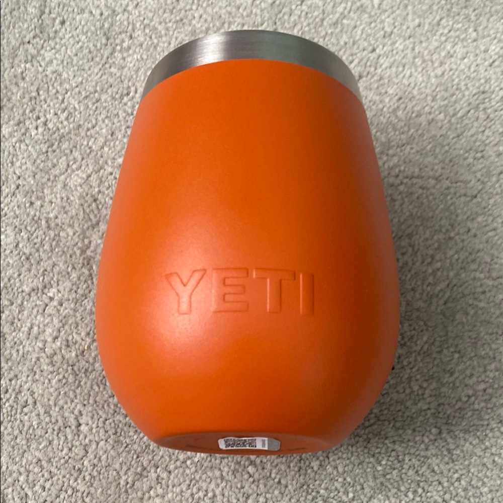 YETI Orange Stainless Steel Tumbler - Picture 3 of 4